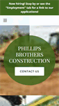 Mobile Screenshot of phillipsbrothersconstruction.com